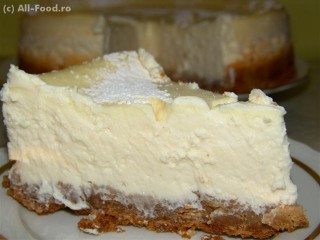 Prajitura americana cu branza – American Cheesecake
