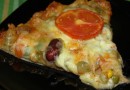 Pizza mexicana vegetariana